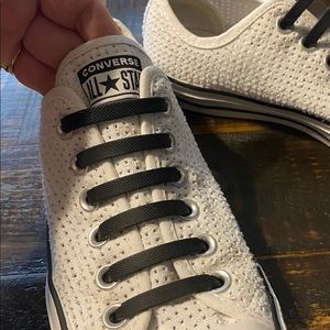 Converse white low top